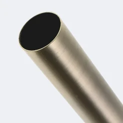 Boulet Kit de tringle à rideaux Bronze 250cm Diam.28mm Embout Capuchon - Fixation Mur -* Kit De Barre De Rideau