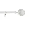 Douceur D'Intérieur Kit de tringle à rideaux extensible Disque Martelé* Barre À Rideau Extensible