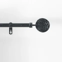 New Douceur D'Intérieur Kit de tringle à rideaux extensible Disque Martelé