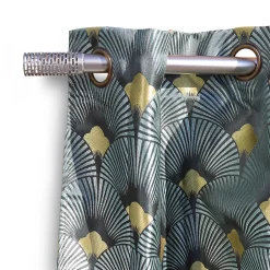 CDéco Kit de Tringle à Rideaux, Extensible 120 à 210 cm, Gris, Support et Tringle* Kit De Barre De Rideau