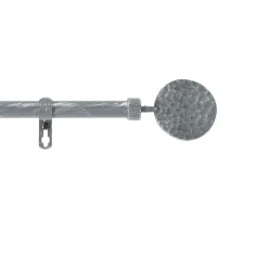 Douceur D'Intérieur Kit de tringle à rideaux extensible Disque Martelé