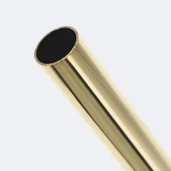 Sale Boulet Kit de tringle à rideaux Laiton Poli Verni 300cm Diam.20mm Embout Capuchon - Fixation Mur -