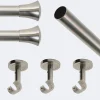 Online Boulet Kit de tringle à rideaux Nickel Mat 250cm Diam.20mm Embout Pommeau - Fixation Plafond -
