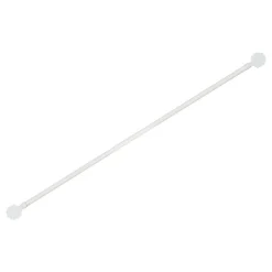 Sale Atmosphera Kit tringle à rideaux extensible avec embout éventail en métal (120-210 cm - Blanc)