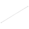 Atmosphera Kit tringle à rideaux extensible avec embout disque en métal (120-210 cm - Blanc)* Kit De Barre De Rideau