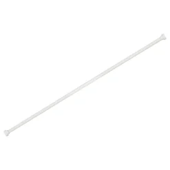 Atmosphera Kit tringle à rideaux extensible avec embout disque en métal (120-210 cm - Blanc)* Kit De Barre De Rideau