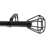 Best Mobois Kit tringle à rideaux extensible géométrique (160-300 cm - Noir)