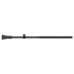 Sale Riel Chyc Kit tringle extensible embouts trompette (1.10 m-2 m - Gris Foncé)
