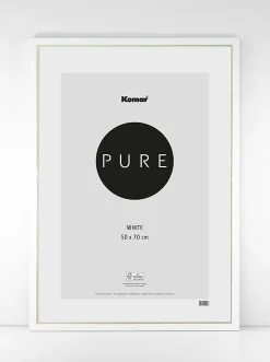 Komar Cadre en bois Elegant White 50 x 70 cm* Cadre 50 X 70 Cm