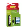 3M Command Languette adhésive accroche-tableaux moyennes max 5kg - 4 paires noir* Fixation Décoration Murale