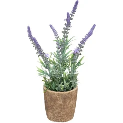 Sale Atmosphera Créateur D'Intérieur Lavande artificielle - pot en ciment - H36 cm - Multicolore- Atmosphera
