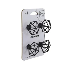 Bar plus Lot 4 boutons de meuble filaire noir Ø4cm* Bouton De Meuble