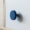 Best Chrisligne Lot 4 boutons de meuble rond bleu Ø40 mm