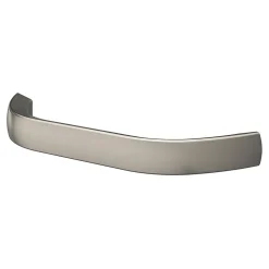 GoodHome Lot 6 poignées de meuble nœud Irvil aluminium effet nickel satin gris l.110mm x l.12mm x H. 30mm entraxe 96mm* Poignée De Meuble