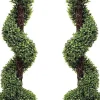 Discount Nature Pro Lot de 2 Buis Artificiels en Spirale Topiaire 90 cm