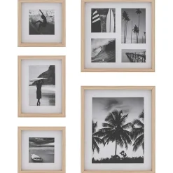 New Atmosphera Lot de 5 cadres photos en bois