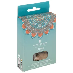 Atmosphera Créateur D'Intérieur Lot de 15 cônes d'encens avec support Taly - jasmin et magnolia - Atmosphera* Bougie Et Senteur