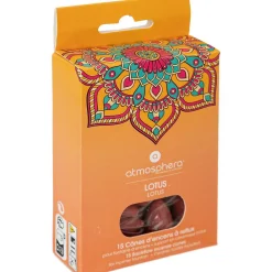 Atmosphera Créateur D'Intérieur Lot de 15 cônes d'encens avec support "Taly" - lotus rose - Atmosphera* Bougie Et Senteur