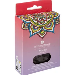 Atmosphera Créateur D'Intérieur Lot de 15 cônes d'encens avec support Taly - lavande - Atmosphera* Bougie Et Senteur