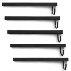 Monmobilierdesign Lot de 5 Crochet d'échelle pour seau et outils - Charge max 30 kg* Fixation Décoration Murale
