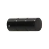 Riel Chyc Lot de 2 embouts de tringle (Diam. 20 mm - Noir)* Kit De Barre De Rideau