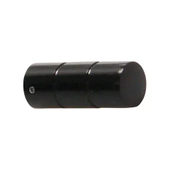 Riel Chyc Lot de 2 embouts de tringle (Diam. 20 mm - Noir)* Kit De Barre De Rideau