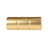 Riel Chyc Lot de 2 embouts de tringle (Diam. 20 mm - Doré Mat)* Kit De Barre De Rideau
