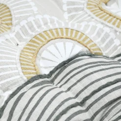 Sale STOF Lot de 4 galettes de chaise réversible coton YUKI