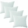 Vivezen Lot de 4 oreillers, coussins de garnissage - 60 x 60 cm - Blanc -* Coussin