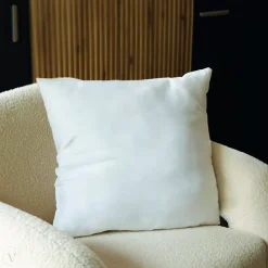 Vivezen Lot de 4 oreillers, coussins de garnissage - 60 x 60 cm - Blanc -* Coussin