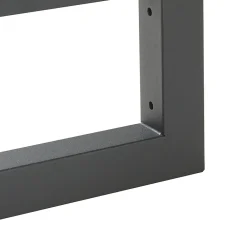 [En.Casa] Lot de 2 équerres d'étagère Hawangen acier 45 x 20 cm noir en.casa* Etagère Murale