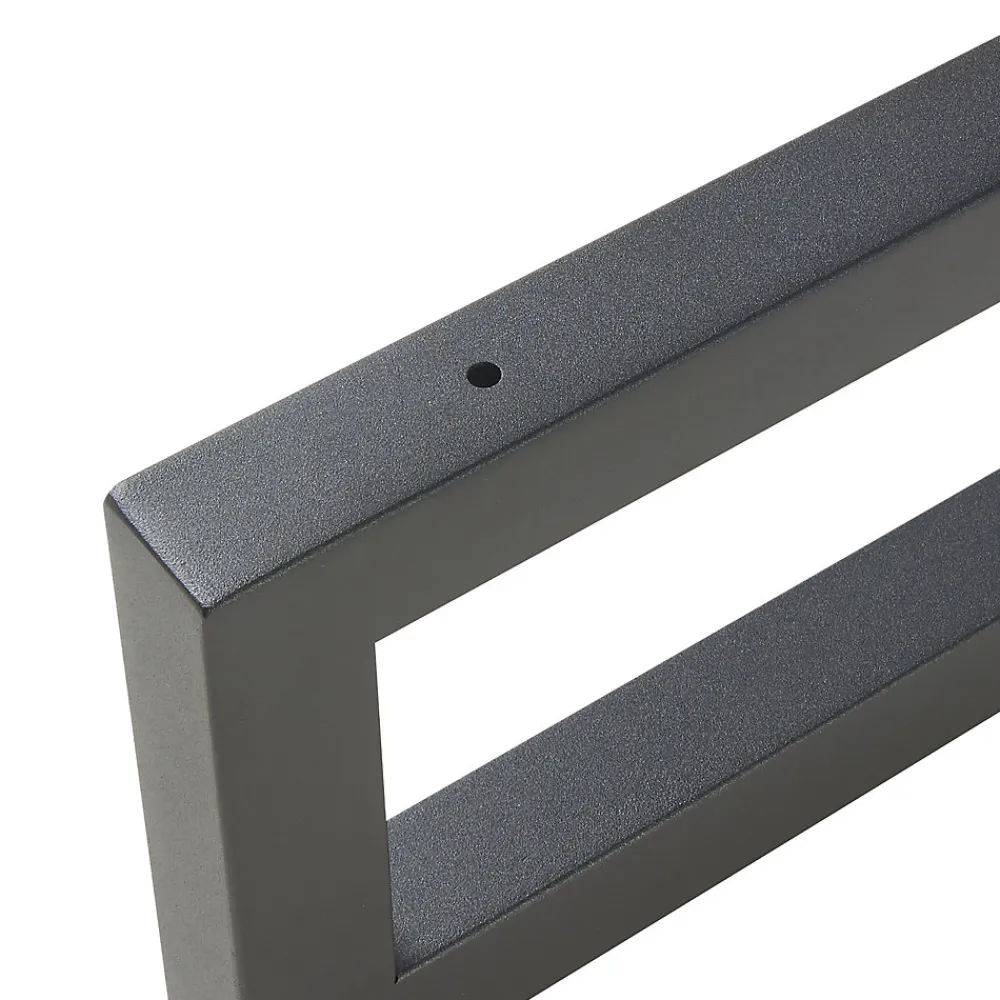 [En.Casa] Lot de 2 équerres d'étagère Hawangen acier 40 x 20 cm noir en.casa
