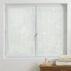 Atmosphera Créateur D'Intérieur Lot de 2 voilages Anissa - blanc 60x120 cm - Atmosphera
