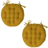 Atmosphera Lot 2x Galette de chaise ronde Alix