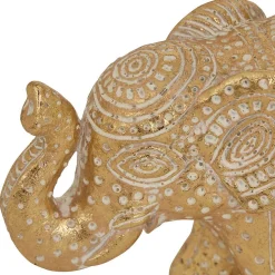 Atmosphera Créateur D'Intérieur Éléphant résine Gajah H.11,5cm doré - Atmosphera* Statue Décorative