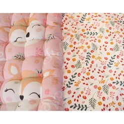 Côté Déco Matelas de sol enfant Renard - 100% coton 120 g/m²* Coussin De Sol