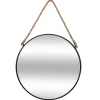 Atmosphera Créateur D'Intérieur Miroir à suspendre Corde noir D55 cm - Atmosphera* Miroir|Miroir