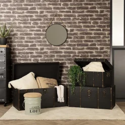 Atmosphera Créateur D'Intérieur Miroir à suspendre Corde noir D55 cm - Atmosphera* Miroir|Miroir