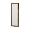 Hot Dmora Miroir Adrastea, Verre miroité, Objet d'ameublement mural, Décoration avec miroir, 40x3h105 cm, Or