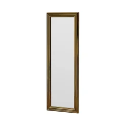 Hot Dmora Miroir Adrastea, Verre miroité, Objet d'ameublement mural, Décoration avec miroir, 40x3h105 cm, Or