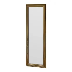 Hot Dmora Miroir Adrastea, Verre miroité, Objet d'ameublement mural, Décoration avec miroir, 40x3h105 cm, Or
