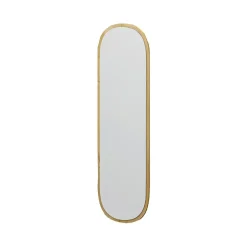 Best Dmora Miroir Calypso, Verre miroité, Objet d'ameublement mural, Décoration avec miroir, 40x2h120 cm, Chêne