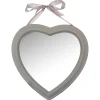 Online Atmosphera Créateur D'Intérieur Miroir Coeur - bois et ruban - 40x40 cm - Taupe- Atmosphera