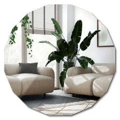 Online Wallfluent Miroir Décoratif Multi-Facettes 100 x 100 cm Salle À Manger & Intérieurs Modernes