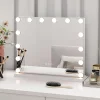Best Giantex Miroir de Courtoisie Hollywood LED avec 3 Modes d'Eclairage de Couleur Miroir Grossissant Détachable Contrôle Tactile