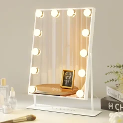 Vanitii Miroir de maquillage hollywood coiffeuse avec lumière 30x41cm* Miroir|Miroir