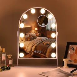 Online Vanitii Miroir de maquillage hollywood coiffeuse avec lumière Arche 30x41cm