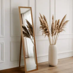 Tulup Miroir Debout 156x36 cm avec un cadre MDF effet bois pour le dressing