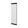 New Dmora Miroir Dprenn, Verre miroité, Objet d'ameublement mural, Décoration avec miroir, 40x2h120 cm, Noir