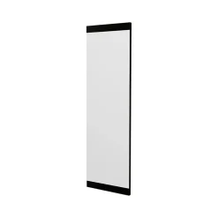 New Dmora Miroir Dprenn, Verre miroité, Objet d'ameublement mural, Décoration avec miroir, 40x2h120 cm, Noir